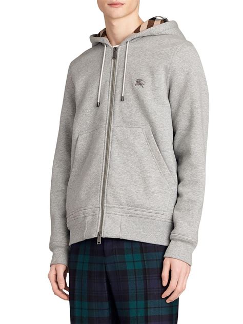 burberry zip hoodie herren|burberry zip up hoodie men.